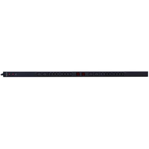 CyberPower Metered PDU24 200-230 50-60 Nema L6-30P Plug 20 IEC 320R OUT OU Vertical RU 10