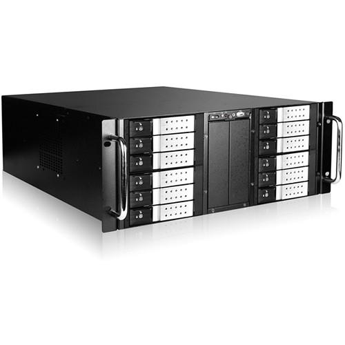 iStarUSA 4 RU 12-Bay Stylish Storage Server Trayless Hotswap 12x 3.5" Rackmountable Chassis Kit