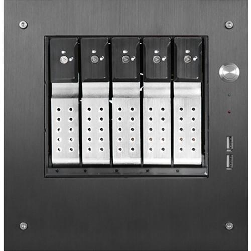 iStarUSA Compact Stylish 5x 3.5" Hotswap Trayless mini-ITX Tower