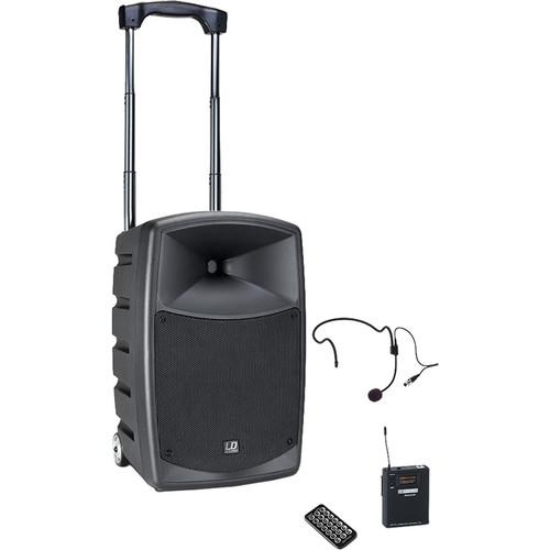 LD Systems Roadbuddy 10 HS Battery-Powered Bluetooth Speaker with Bodypack and Headset Microphone