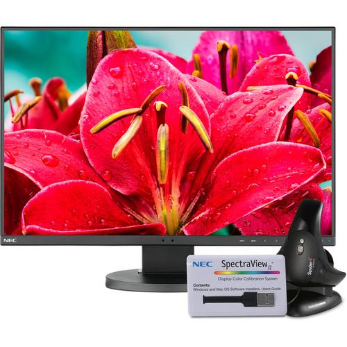 NEC EA245WMI-BK-SV 24" 16:10 IPS Monitor with SpectraViewII