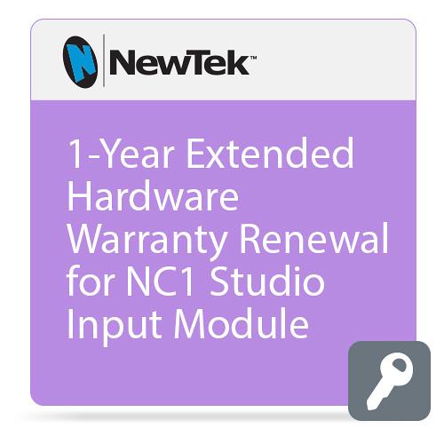 NewTek 1-Year Extended Hardware Warranty Renewal for NC1 Studio Input Module