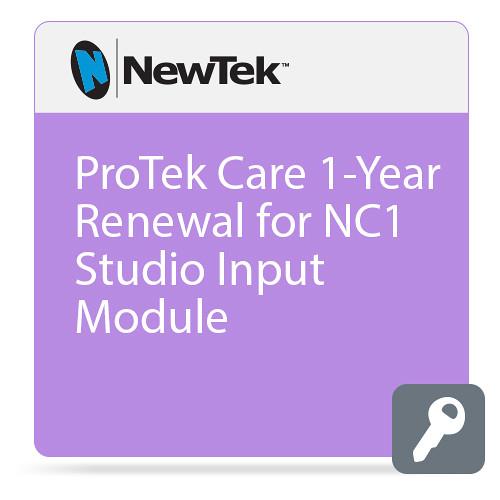 NewTek ProTek Care 1-Year Renewal for NC1 Studio Input Module