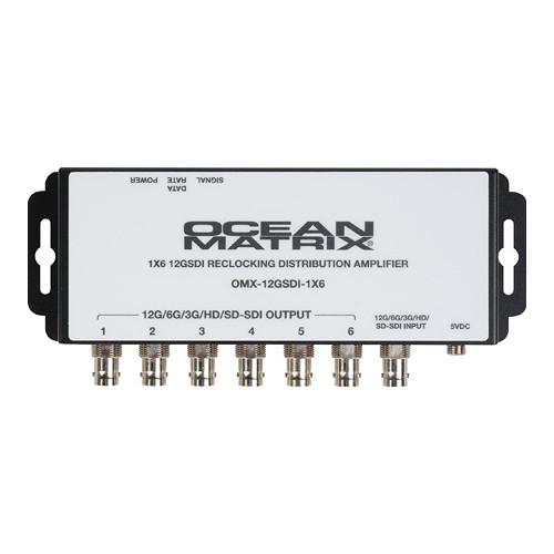Ocean Matrix 12G-SDI UHD 1x6 Reclocking Distribution Amplifier