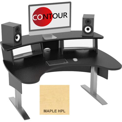 Omnirax Contour Series Fixed Height Workstation