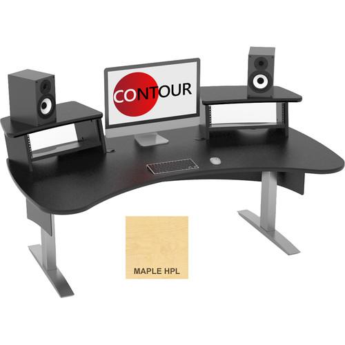 Omnirax Contour Series Fixed Height Workstation