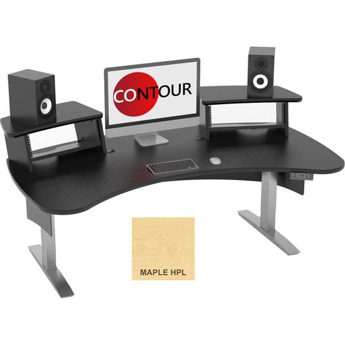 Omnirax Contour Series Motorized Adjustable Height Workstation