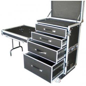 Pro Cases 4 Drawer Workbox. Ext Dims 27 X 20.5 X 36.5. Table Top Lid. Table Leg Lids.