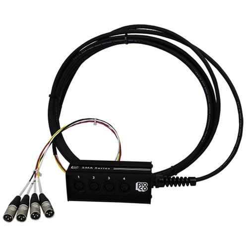 Pro Co Sound StageMASTER 4-Channel XLR Stage Snake