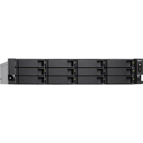 QNAP TS-1277XU 2U 12-Bay Rackmount NAS iSCSI IP-SAN with Redundant Power Supply