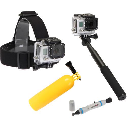 Sunpak Platinum Plus Action Camera 4-Part Accessory Kit
