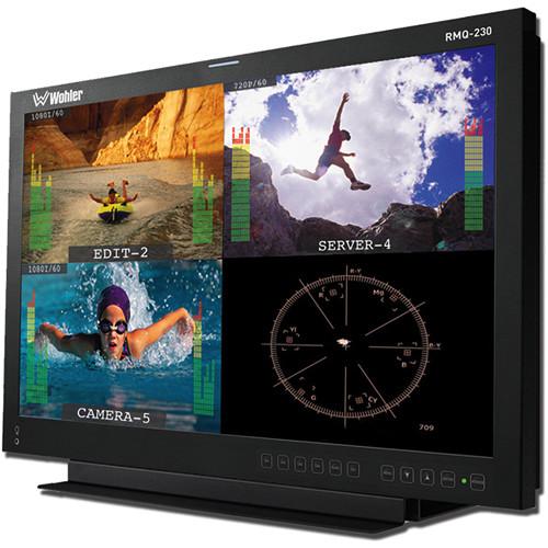 Wohler 20" LCD Video Monitor with 4 Auto-Sensing Inputs and Rackmount