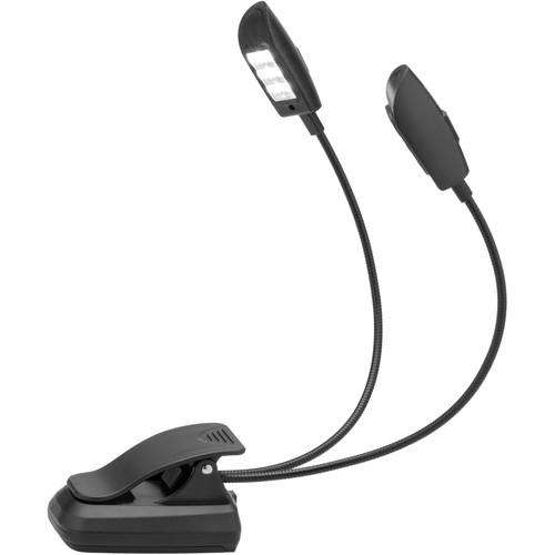 Auray M-DLED6-CL Dual 6-LED Clip-On Gooseneck Light