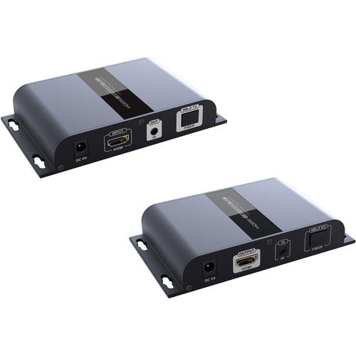 CableTronix HDMI Over Single Fiber Optic Cable Transmitter Receiver Kit
