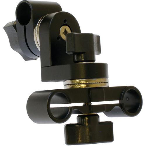 Cavision Dual to Single 15mm Rod Connector with Tilt & Swivel Adjustment