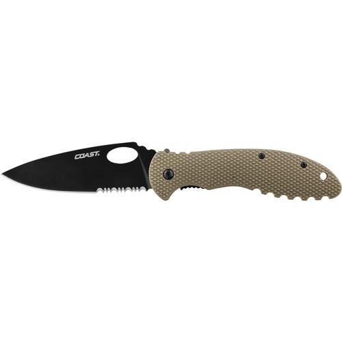 COAST DX625 Double-Lock Folding Knife with Pocket Clip