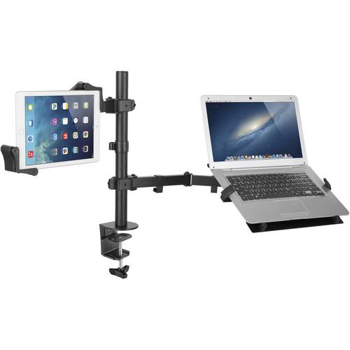 CTA Digital Articulating Height-Adjustable Laptop and Tablet Arm Mount