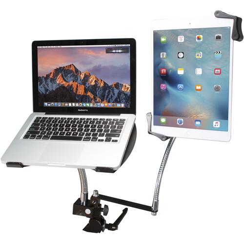 CTA Digital Laptop and Tablet Dual Gooseneck Clamp Stand