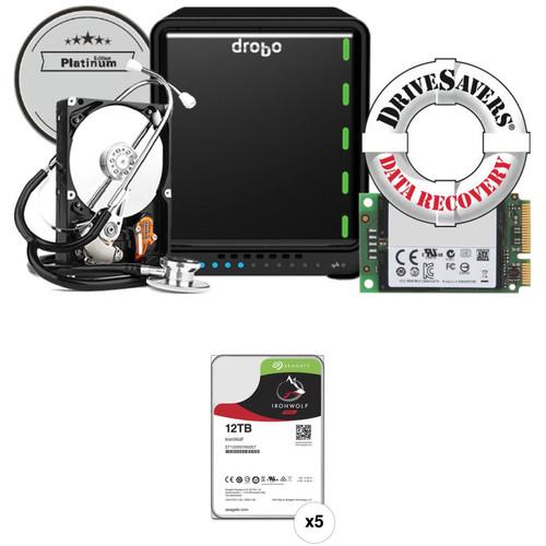 Drobo 5N2 60TB 5-Bay NAS Enclosure Kit with Seagate NAS Drives