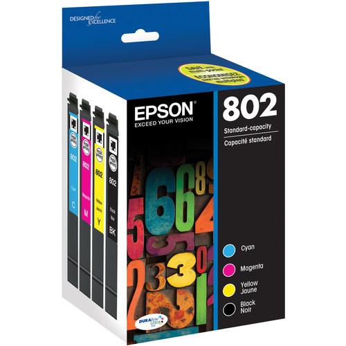 Epson 802 DURABrite Ultra Standard-Capacity Ink Cartridge Multi Pack