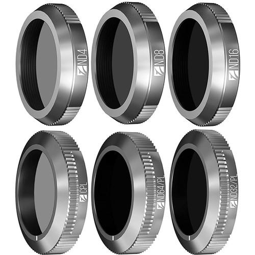 Freewell Budget Kit -E Series - 6Pack Filters Made For DJI Mavic 2 Zoom