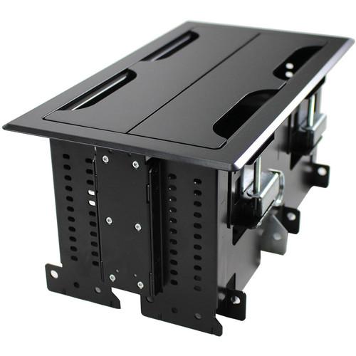FSR Rectangular Table Box for 4 T6 Large Brackets Up to 16 TBRT Cable Retractors