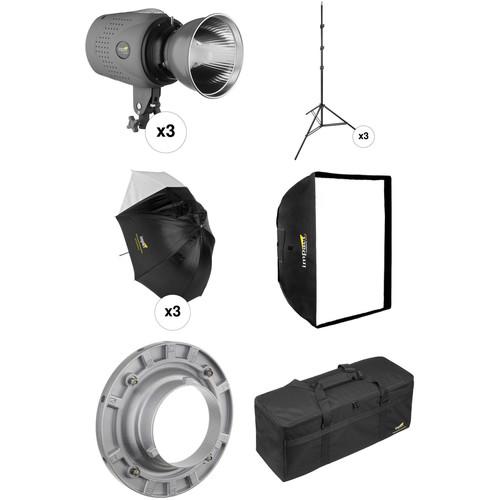 Impact VS-LCD400 400Ws Monolight 3 Point Kit