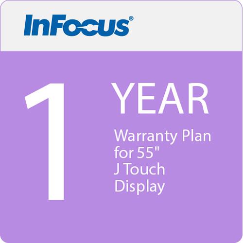 InFocus 1 Year Warranty Plan for 55" J Touch Display