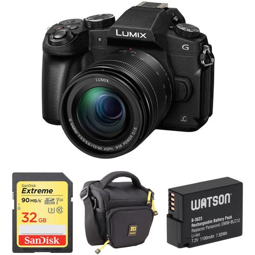 Panasonic Lumix DMC-G85 Mirrorless Micro Four Thirds Digital Camera with 12-60mm Lens and Accessory Kit