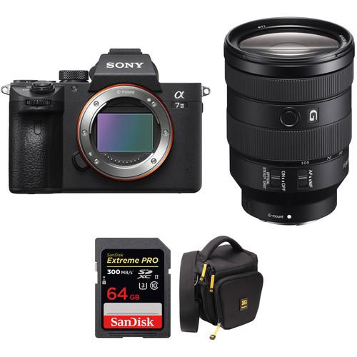 Sony Alpha a7 III Mirrorless Digital Camera with 24-105mm Lens Professional Kit