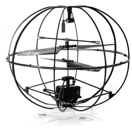 Top Race TR-U12 Robotic UFO 3-Channel RC Remote Control I R Flying Ball with Gyroscope