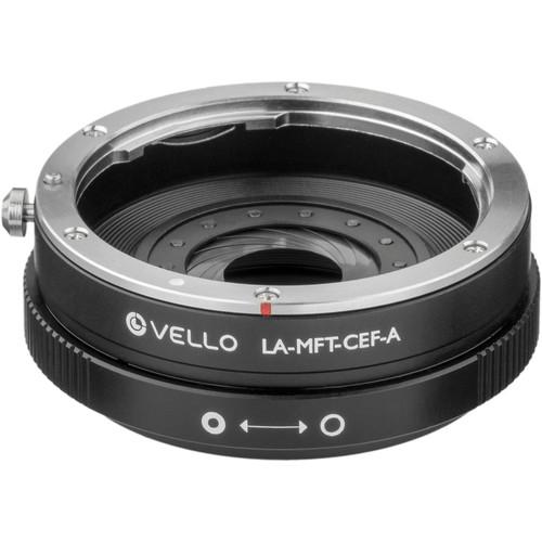 Vello Canon EF EF-S Lens to Micro Four Thirds Camera Lens Adapter with Aperture Control