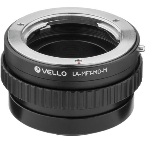 Vello Minolta MD Lens to Micro Four Thirds-Mount Camera Lens Adapter with Macro