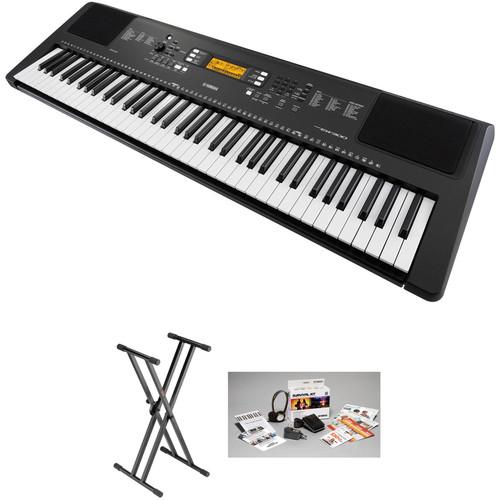 Yamaha PSR-EW300 76-Key Portable Keyboard Kit with Stand and Accessory Package