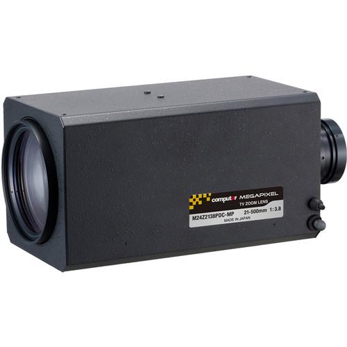 computar M24Z2138-MP Series 2 3" 2MP C-Mount 21-500mm 24x DC Auto-Iris Motorized Zoom Lens with Spot Filter & Preset