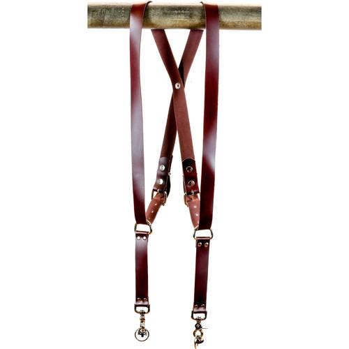 Funk Plus Latigo Leather Snap Back Harness with 1.25" Wide Straps