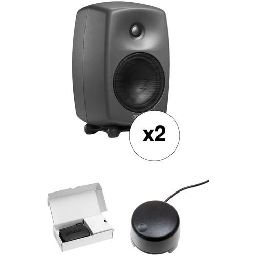 Genelec 8330 Stereo SAM Kit with Two 5" Monitors, GLM 2.0 User Kit & 9310A Volume Controller