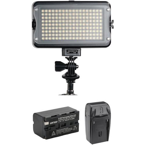 GVB Gear 162-LED Bicolor On-Camera Light Kit