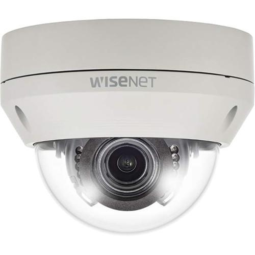 Hanwha Techwin WiseNet HD 2MP Outdoor Vandal-Resistant Dome Camera with 2.8-12mm Motorized Varifocal Lens & Night Vision