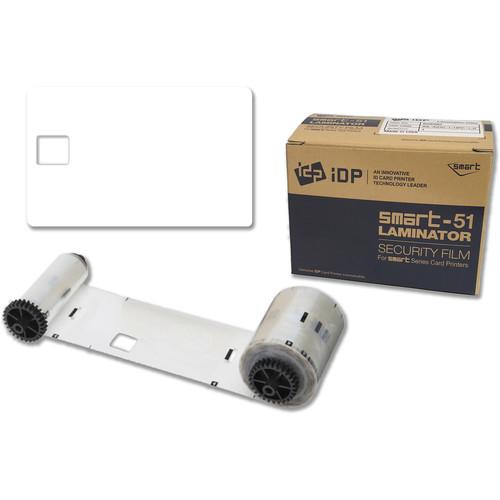 IDP Clear Laminate Film with Smart Chip Cutout for SMART-51L Printer
