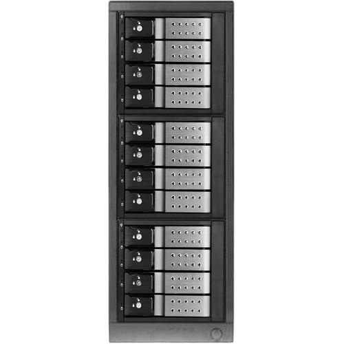 iStarUSA 12-Bay 3.5" SAS SATA 6 Gb s miniSAS Trayless JBOD Enclosure