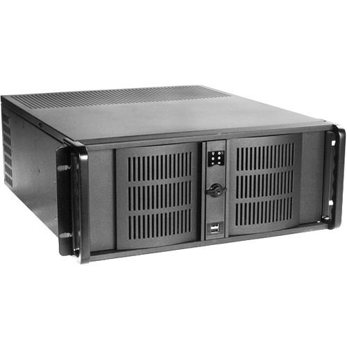 iStarUSA D-400 4 RU Compact Stylish Rackmount Chassis with 500W Redundant Power Supply