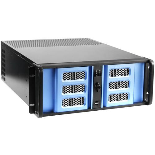 iStarUSA D-400SE 4 RU Compact Stylish Rackmount Chassis with 500W Redundant Power Supply