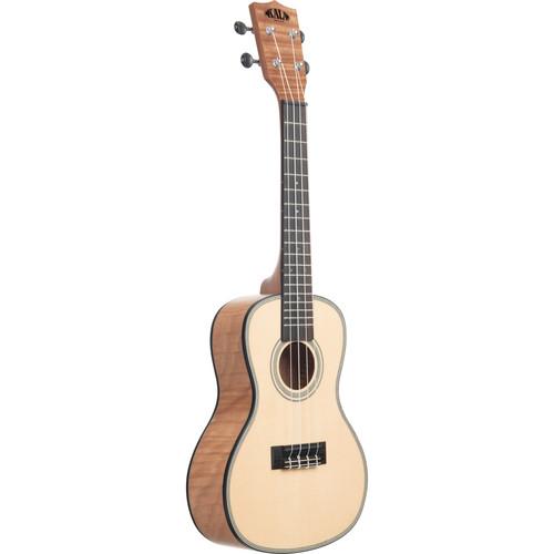 KALA Satin Solid Spruce Exotic Mahogany Concert Ukulele