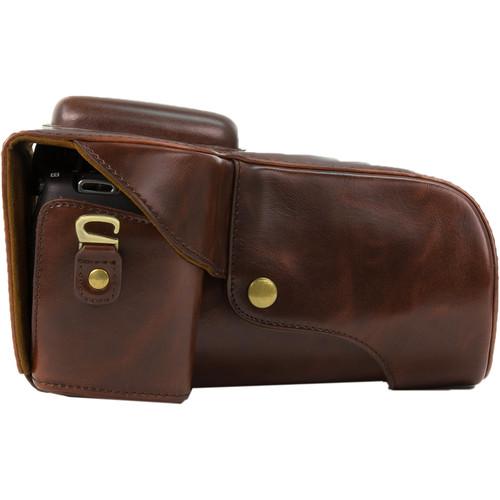 MegaGear Ever Ready PU Leather Case for Canon EOS Rebel T3, T2i, T2, 500D, 1000D with 18-55mm Lens