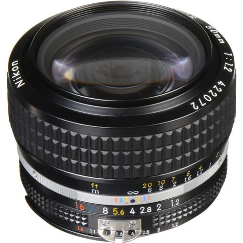 Nikon NIKKOR 50mm f 1.2 Lens
