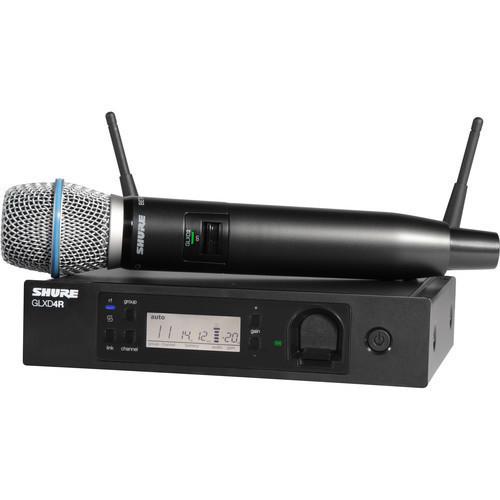Shure GLXD24R B87A Handheld Wireless System with Beta 87A Microphone