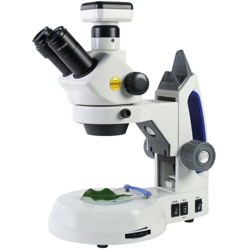 Swift SM105T-C-USB Stereo 10x-30x Zoom Trinocular Microscope with 2MP Camera