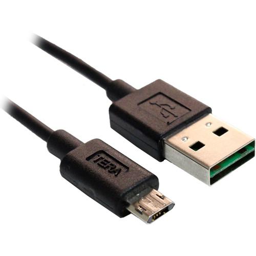 Tera Grand Reversible USB 2.0 Type-A to Reversible Micro USB Sync and Charging Cable