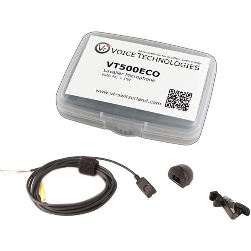 Voice Technologies VT500ECO Omnidirectional Miniature Lavalier Microphone Economy Package